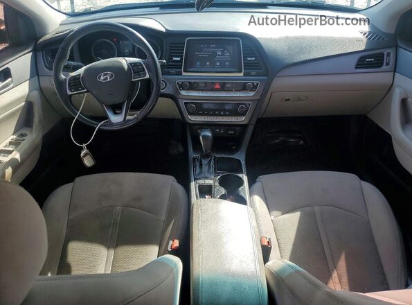 5NPE34AF2KH820920 2019 HYUNDAI SONATA Black Вид панелі приладів