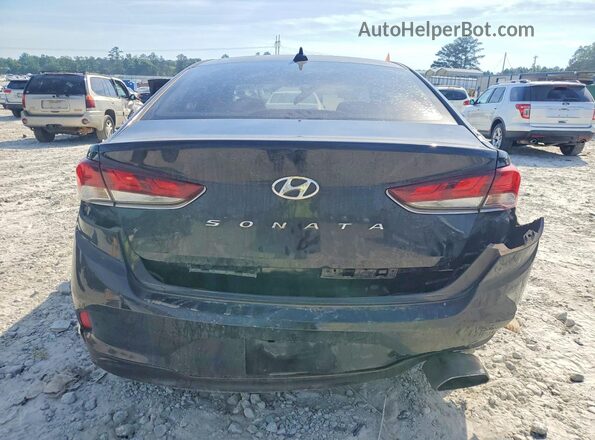 5NPE34AF2KH820920 2019 HYUNDAI SONATA Black Вид ззаду
