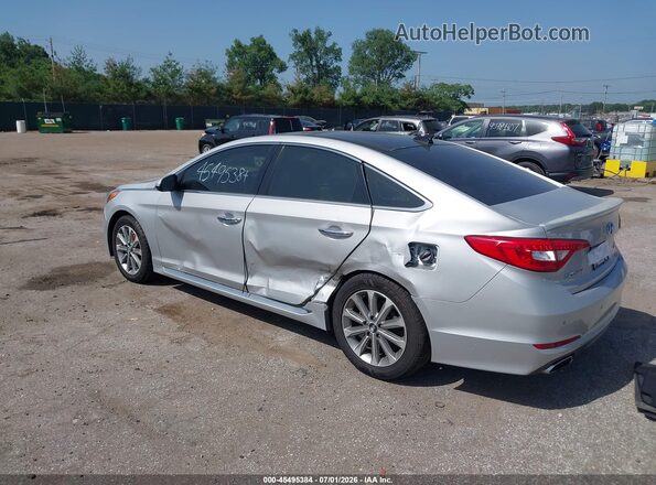 5NPE34AF3GH332163 2016 HYUNDAI SONATA Silver Rear left