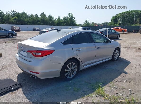 5NPE34AF3GH332163 2016 HYUNDAI SONATA Silver Rear right