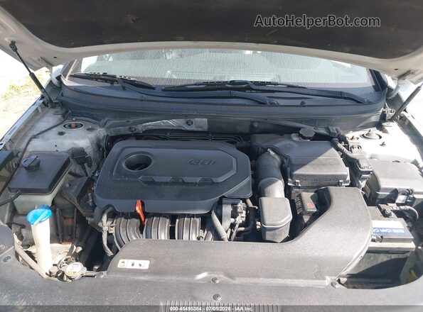 5NPE34AF3GH332163 2016 HYUNDAI SONATA Silver Rear view