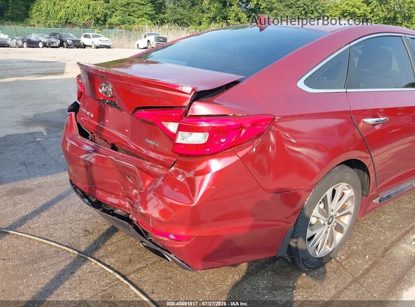 5NPE34AF3GH335399 2016 HYUNDAI SONATA Red 