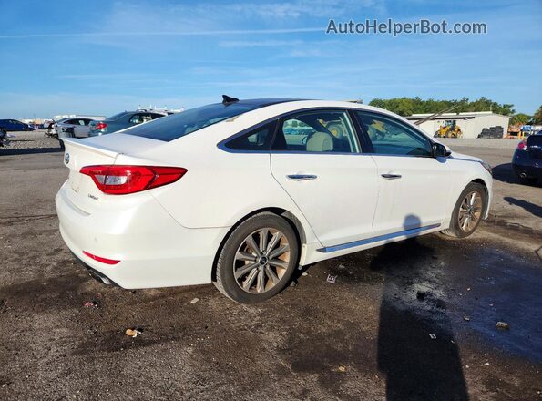 5NPE34AF3GH336584 2016 HYUNDAI SONATA Белый Задняя правая четверть