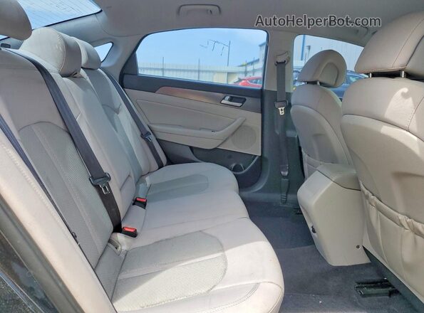 5NPE34AF3GH360822 2016 HYUNDAI SONATA Black უკანა სავარძლების ხედი