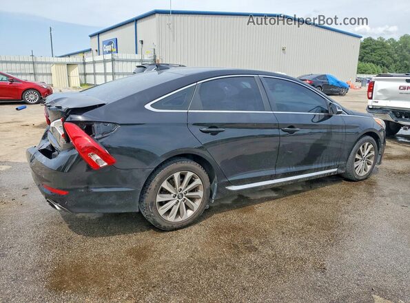 5NPE34AF3GH360822 2016 HYUNDAI SONATA Black უკანა მარჯვენა