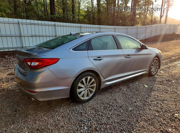 5NPE34AF3GH389267 2016 HYUNDAI SONATA Silver Հետևի աջ