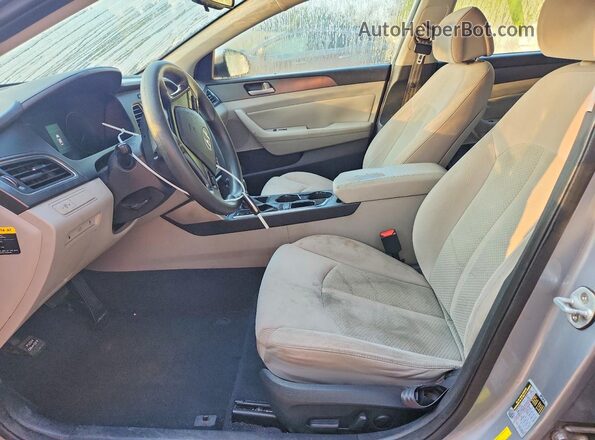 5NPE34AF3GH389267 2016 HYUNDAI SONATA Silver Սալոնի դիմացի տեսք