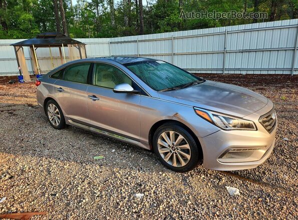5NPE34AF3GH389267 2016 HYUNDAI SONATA Silver Առջևի աջ