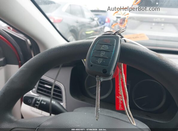 5NPE34AF3GH416354 2016 HYUNDAI SONATA Red Dashboard view