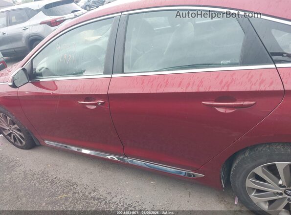 5NPE34AF3GH416354 2016 HYUNDAI SONATA Red 360 interior view