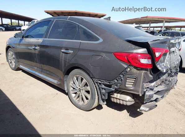 5NPE34AF3GH425281 2016 HYUNDAI SONATA Серый Задняя левая четверть