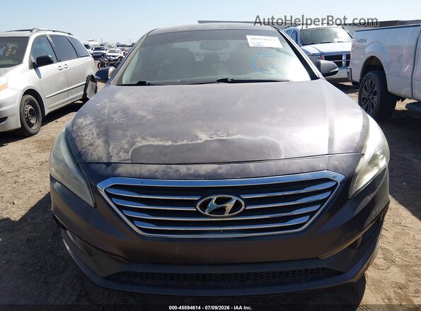 5NPE34AF3GH425281 2016 HYUNDAI SONATA Серый Вид спереди
