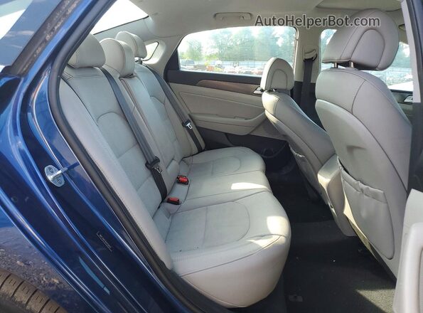 5NPE34AF3GH425622 2016 HYUNDAI SONATA Синий Вид задних сидений