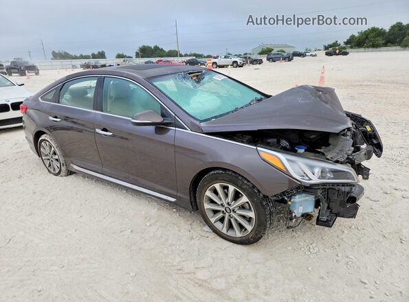 5NPE34AF3GH428357 2016 HYUNDAI SONATA Charcoal წინა მარჯვენა