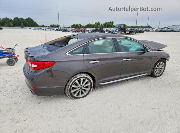5NPE34AF3GH428357 2016 HYUNDAI SONATA Charcoal უკანა მარჯვენა