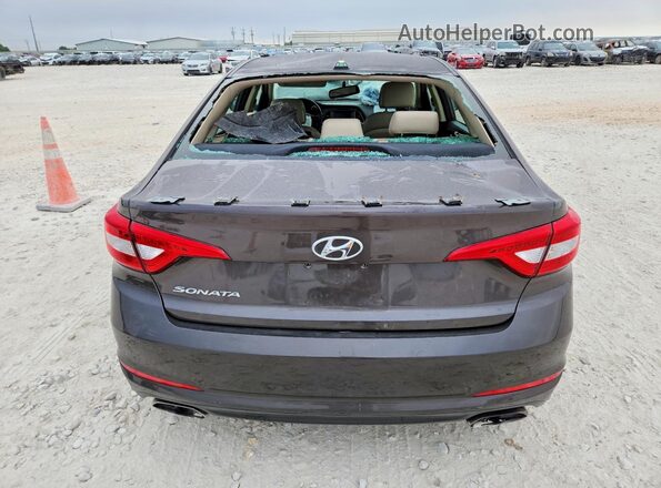 5NPE34AF3GH428357 2016 HYUNDAI SONATA Charcoal უკანა ხედი