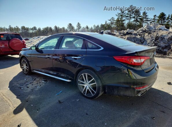 5NPE34AF3GH432697 2016 HYUNDAI SONATA Black Rear left