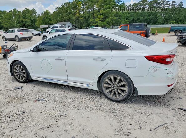 5NPE34AF3HH483392 2017 HYUNDAI SONATA White Trasero izquierdo