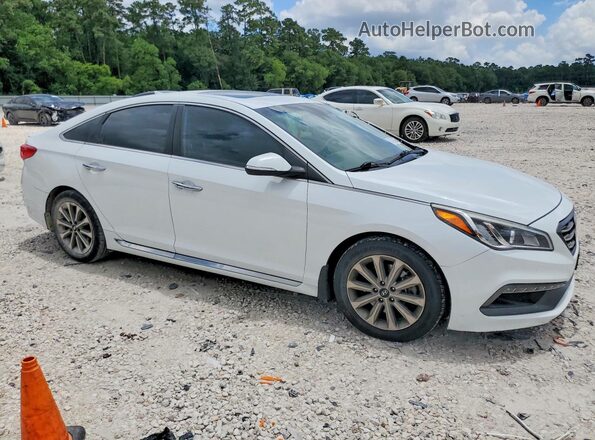 5NPE34AF3HH483392 2017 HYUNDAI SONATA White Delantero derecho