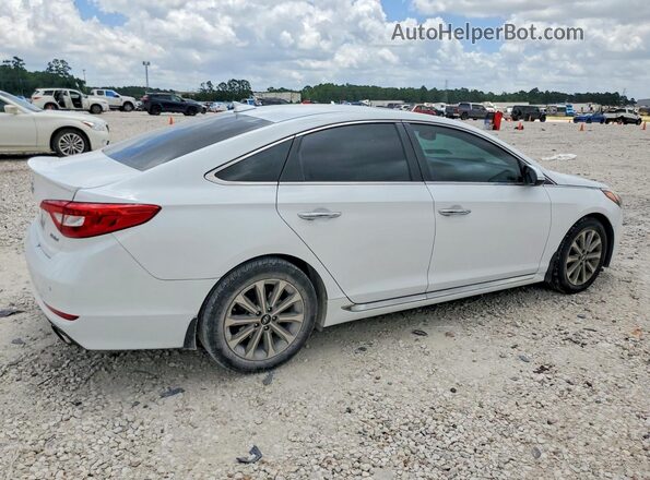 5NPE34AF3HH483392 2017 HYUNDAI SONATA White Trasero derecho