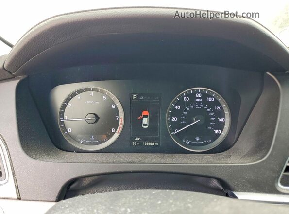 5NPE34AF3HH483392 2017 HYUNDAI SONATA White Vista del cuadro de instrumentos