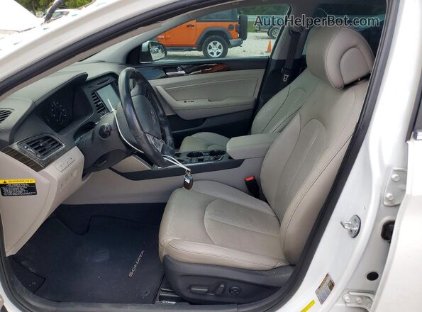5NPE34AF3HH483392 2017 HYUNDAI SONATA White Vista interior delantera