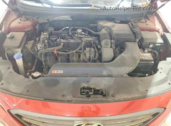 5NPE34AF3HH507013 2017 HYUNDAI SONATA Burgundy Vista interior trasera
