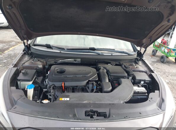 5NPE34AF3HH543252 2017 HYUNDAI SONATA Dark Brown Вид ззаду