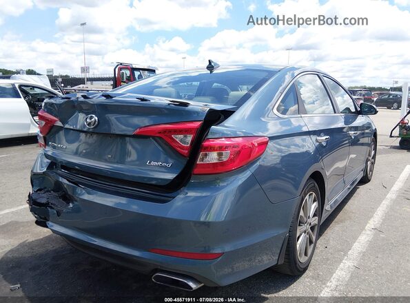 5NPE34AF3HH564361 2017 HYUNDAI SONATA Light Blue Задня права чверть