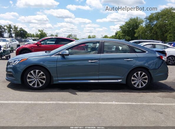 5NPE34AF3HH564361 2017 HYUNDAI SONATA Light Blue Панорамний вид салону 360°