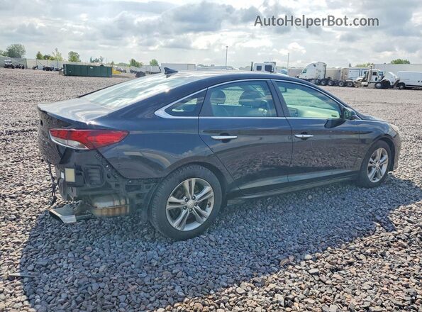 5NPE34AF3JH613029 2018 HYUNDAI SONATA Black Rear right