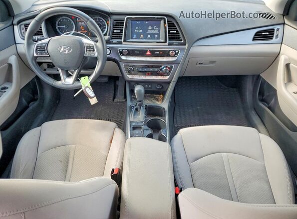 5NPE34AF3JH613029 2018 HYUNDAI SONATA Black Dashboard view