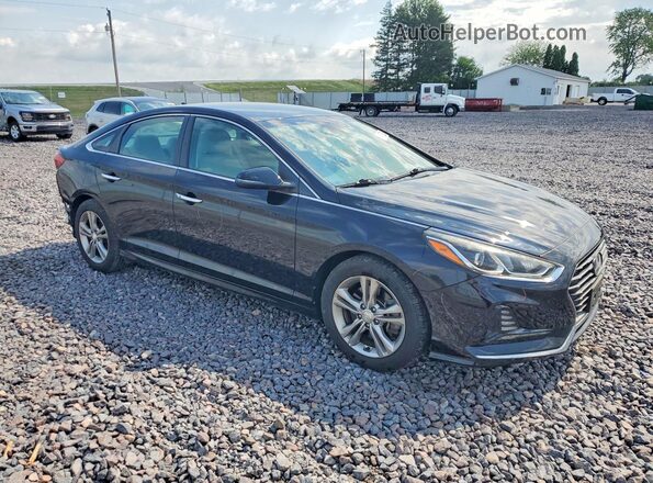 5NPE34AF3JH613029 2018 HYUNDAI SONATA Black Front right