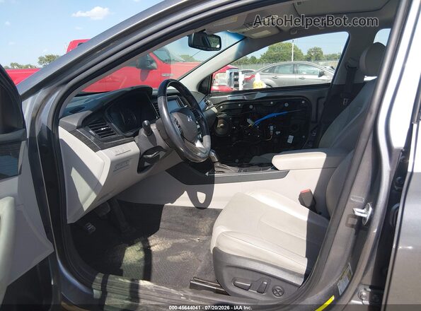 5NPE34AF3JH618585 2018 HYUNDAI SONATA Gray Front interior view