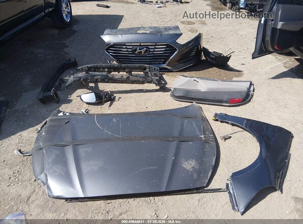 5NPE34AF3JH618585 2018 HYUNDAI SONATA Gray Instrument cluster view