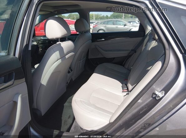 5NPE34AF3JH618585 2018 HYUNDAI SONATA Gray VIN sticker view