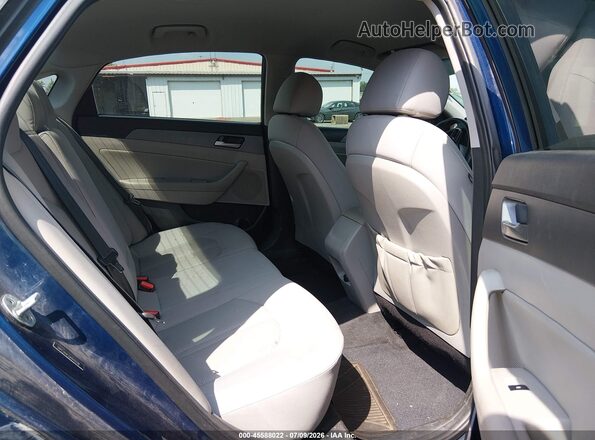 5NPE34AF3JH645236 2018 HYUNDAI SONATA Blue VIN կոդի պիտակի տեսք