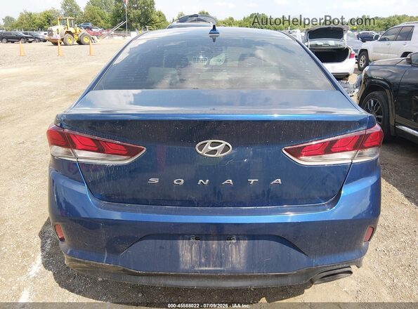 5NPE34AF3JH645236 2018 HYUNDAI SONATA Blue 