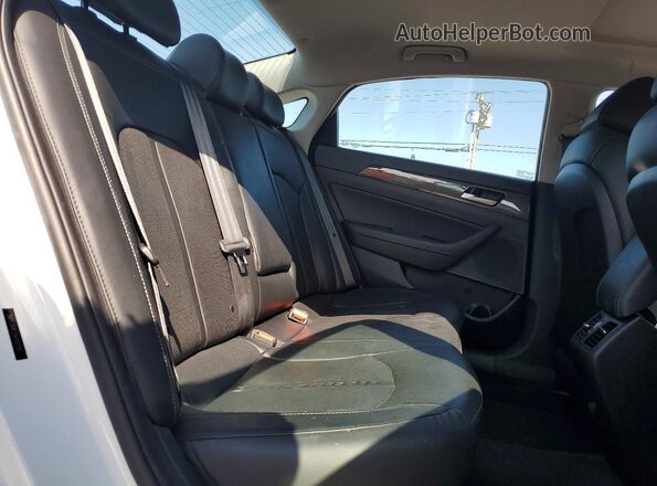 5NPE34AF3JH702342 2018 HYUNDAI SONATA White Вид задніх сидінь