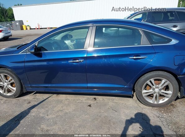 5NPE34AF3JH727970 2018 HYUNDAI SONATA Blue 360 interior view