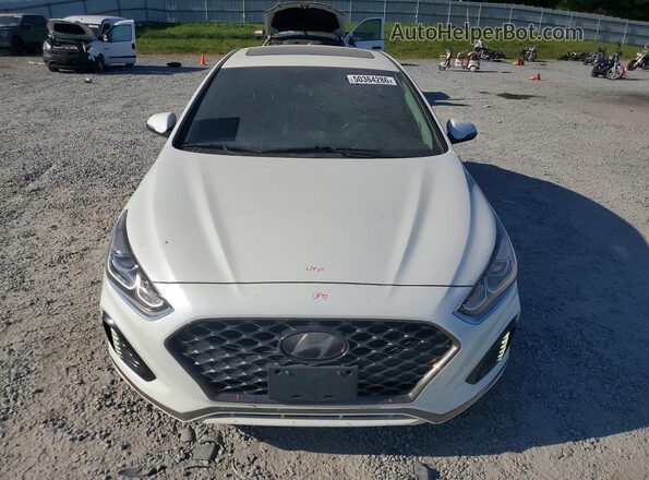 5NPE34AF3KH743684 2019 HYUNDAI SONATA White Vista frontal