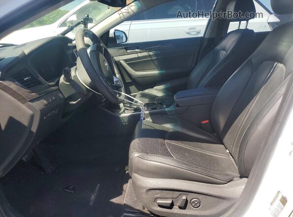 5NPE34AF3KH743684 2019 HYUNDAI SONATA White Vista interior delantera