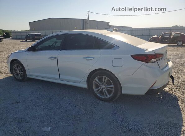 5NPE34AF3KH743684 2019 HYUNDAI SONATA White Trasero izquierdo