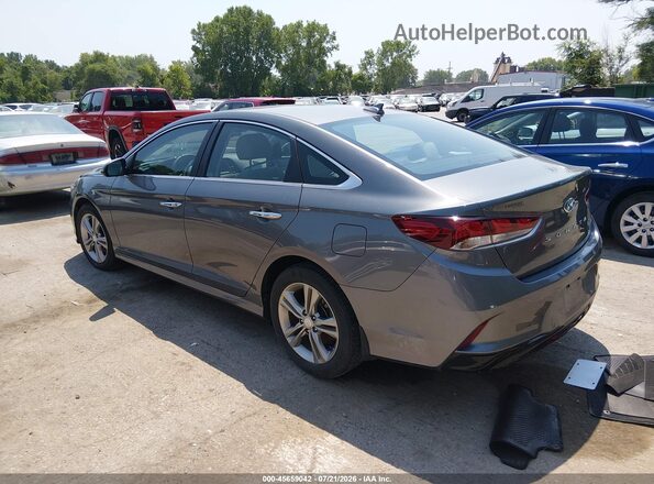 5NPE34AF3KH799186 2019 HYUNDAI SONATA Gray Հետևի ձախ