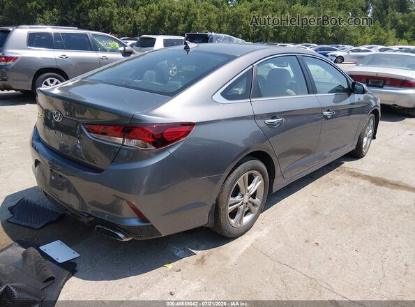 5NPE34AF3KH799186 2019 HYUNDAI SONATA Gray Հետևի աջ