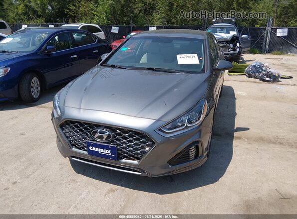 5NPE34AF3KH799186 2019 HYUNDAI SONATA Gray Դիմացի տեսք