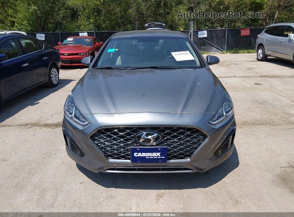 5NPE34AF3KH799186 2019 HYUNDAI SONATA Gray Առջևի վահանակի տեսք