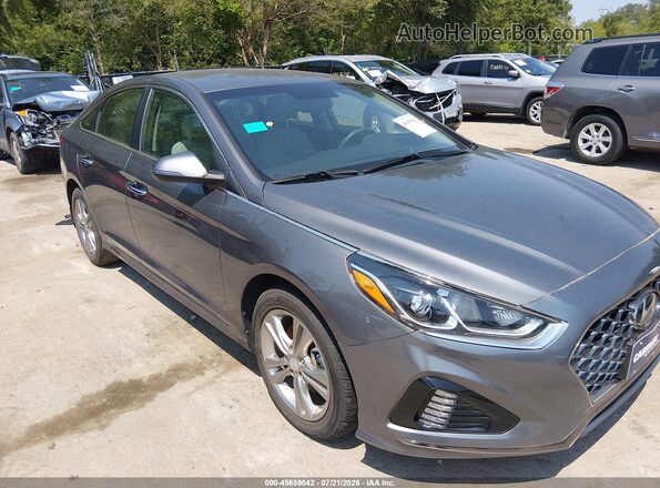 5NPE34AF3KH799186 2019 HYUNDAI SONATA Gray 