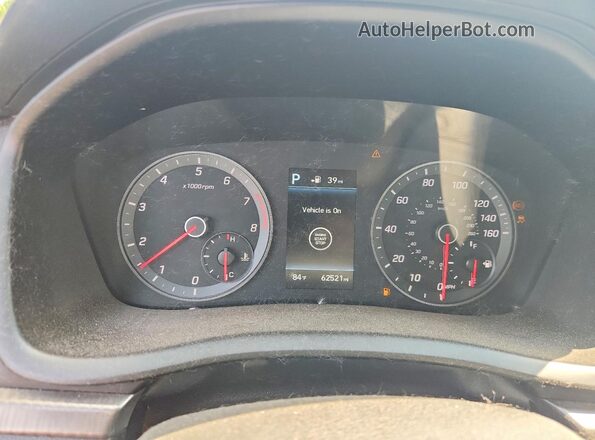 5NPE34AF3KH803110 2019 HYUNDAI SONATA Black Instrument cluster view