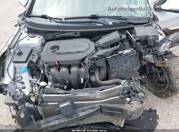 5NPE34AF3KH805861 2019 HYUNDAI SONATA Silver Вид ззаду